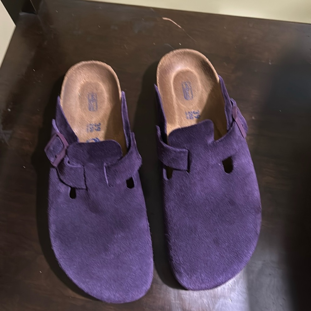 Purple Birkenstock Clogs in size 39